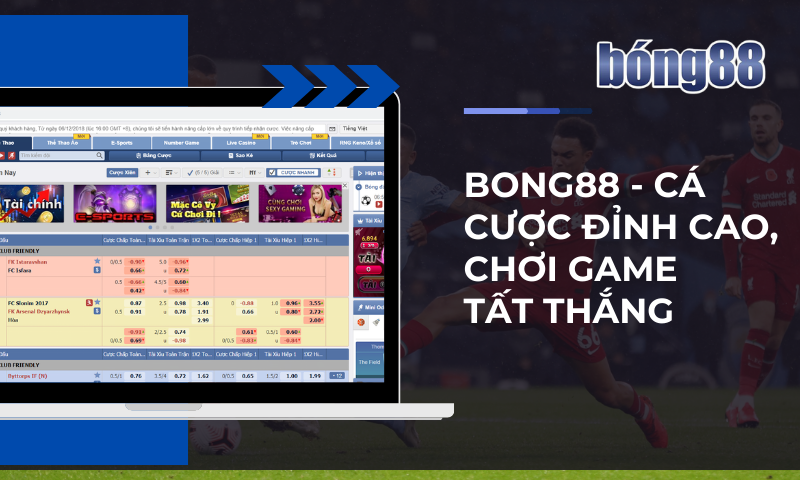 Bong88 ?️ Cách vào bóng88, đăng ký Viva88 mới nhất 2026 1 Bong88 - Cá cược đỉnh cao, chơi game tất thắng